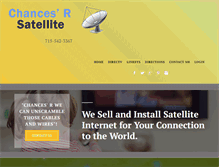 Tablet Screenshot of chancesrsatellite.com